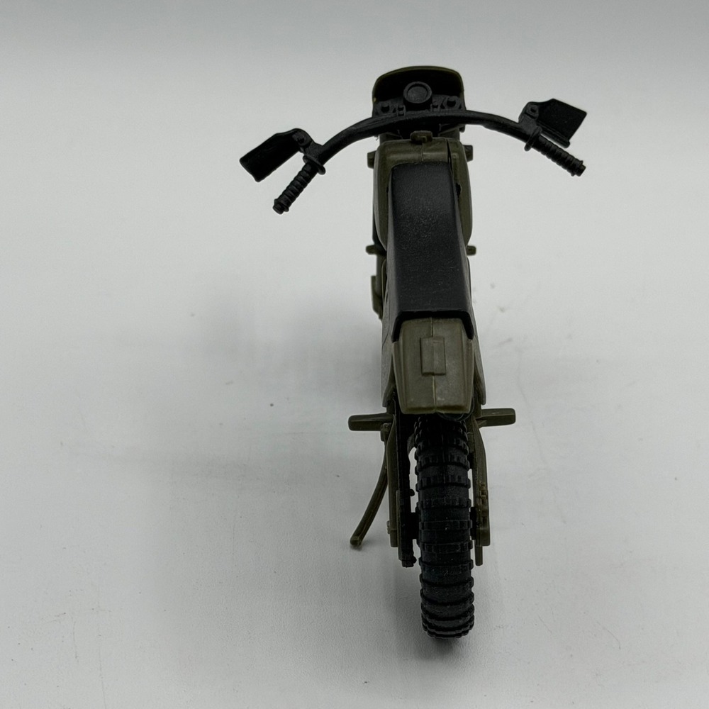 Military Toy Dirt Bike Motorcycle Green for 3.75-4 inch Action Figures - Picture 6 of 11